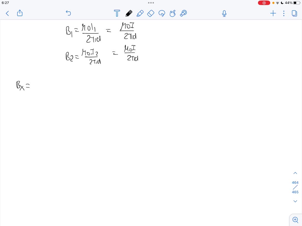 SOLVED Two Long Parallel Wires Separated By The Hypotenuse Of A Right