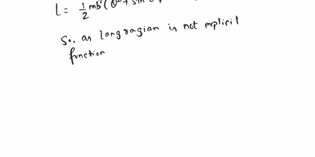 SOLVED A Spherical Pendulum Consists Of A Bob Of Mass M Suspended From