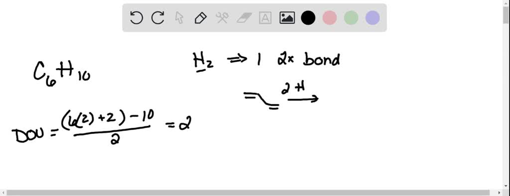 SOLVED Draw A Structure For A Molecule With Molecular Formula C6H10