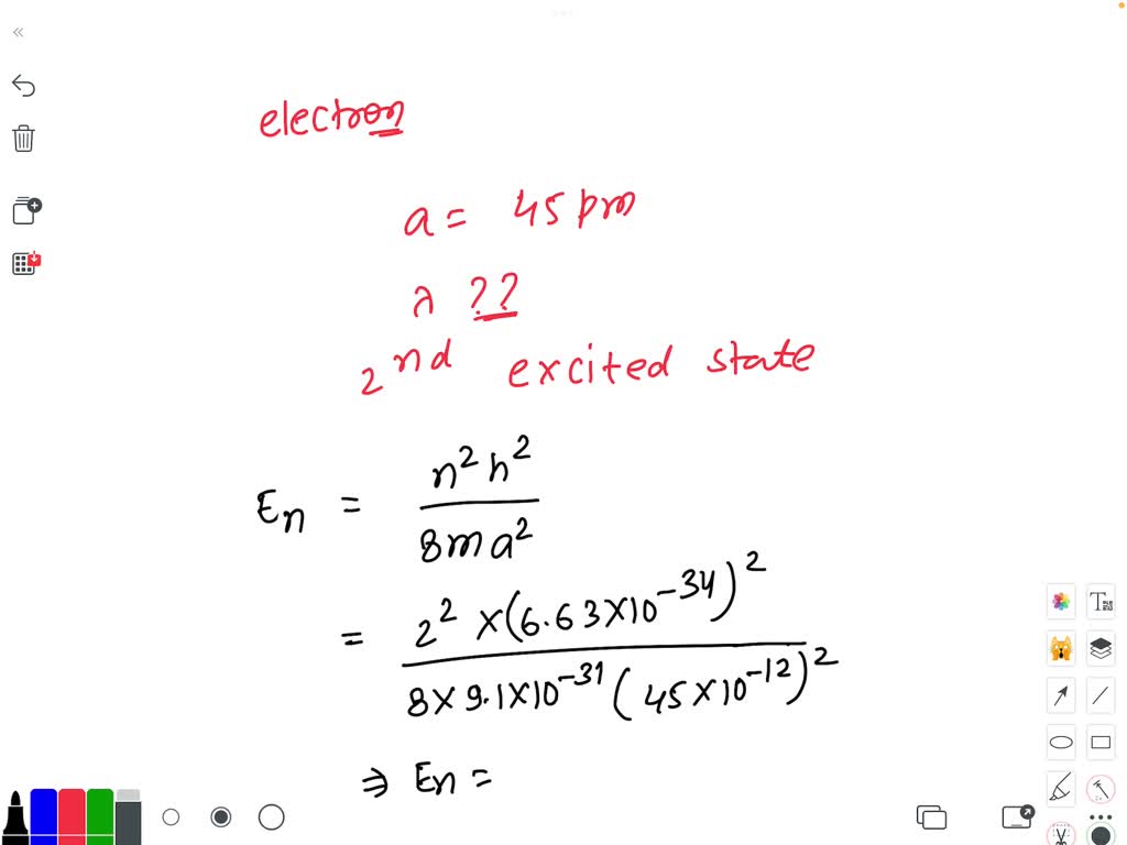 Solved An Electron Is Confined To A Two Dimensional Infinitely De