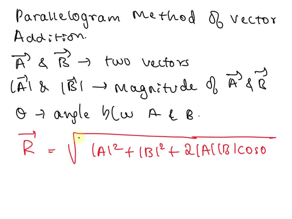 Solved Find The Magnitude And Direction Of The Resultant Of Two