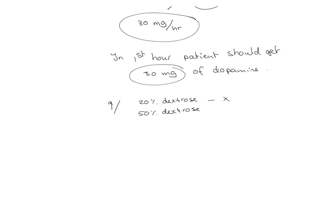 Solved Texts A Patient Weighing Kg Is Prescribed Intravenous