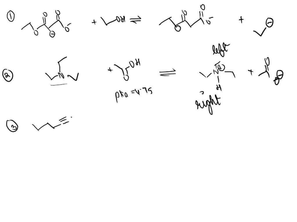 Solved Draw The Products Formed From The Following Acid Base Pairs And