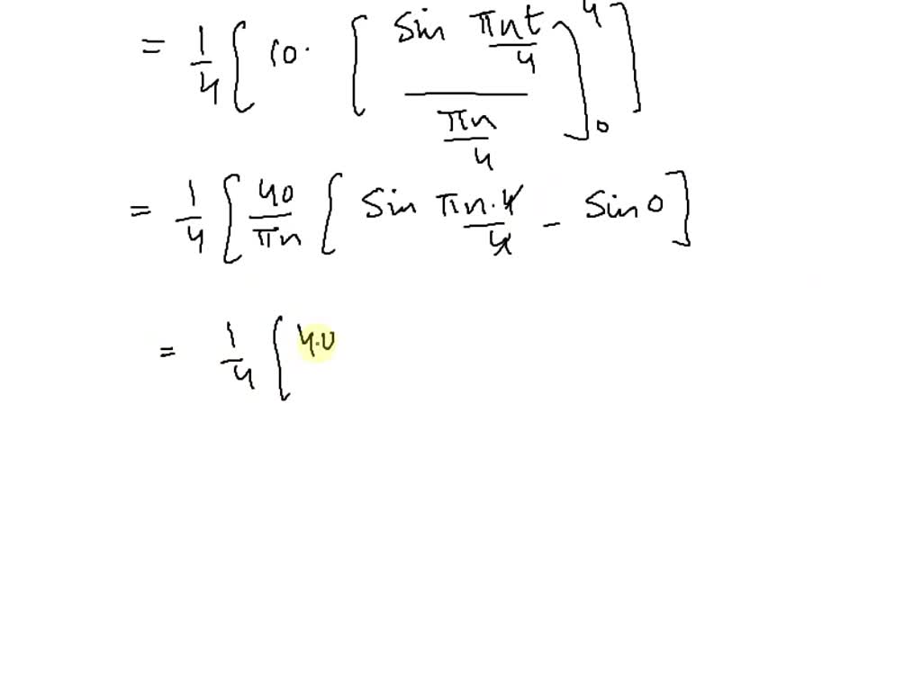 SOLVED Use The Exponential Form Of The Fourier Series To Write An