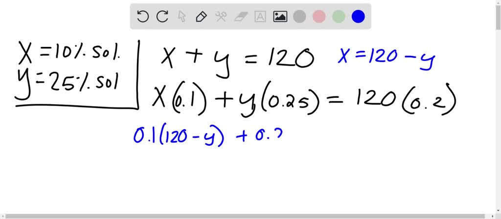 Solved A Scientist Needs Ml Of A Acid Solution For An