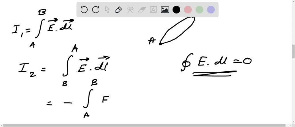 SOLVED Show That Line Integral Of Electric Field Intensity Between Any