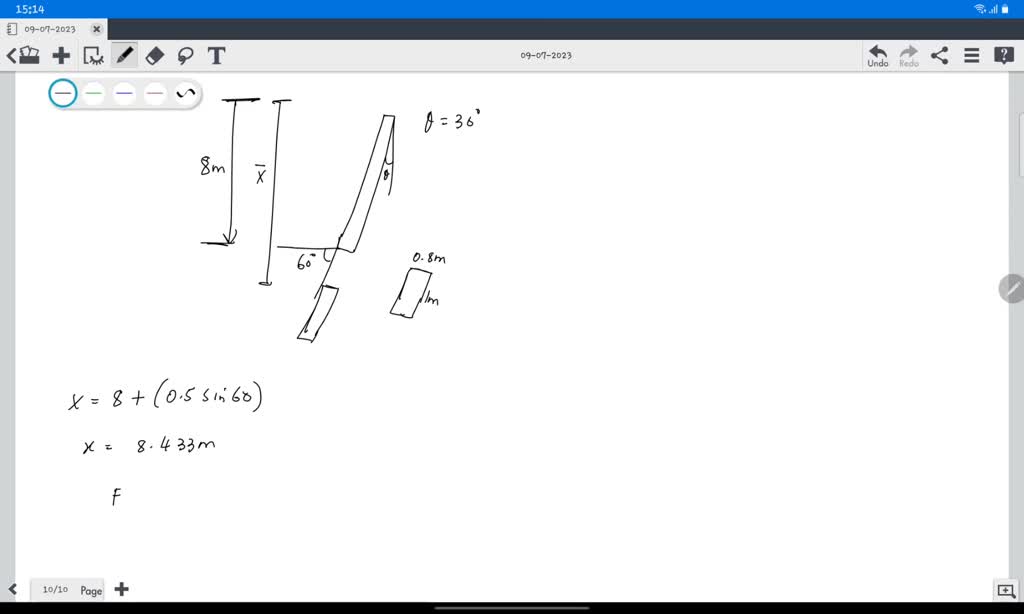 SOLVED The Wall Of A Reservoir Is Inclined At 30 To The Vertical A