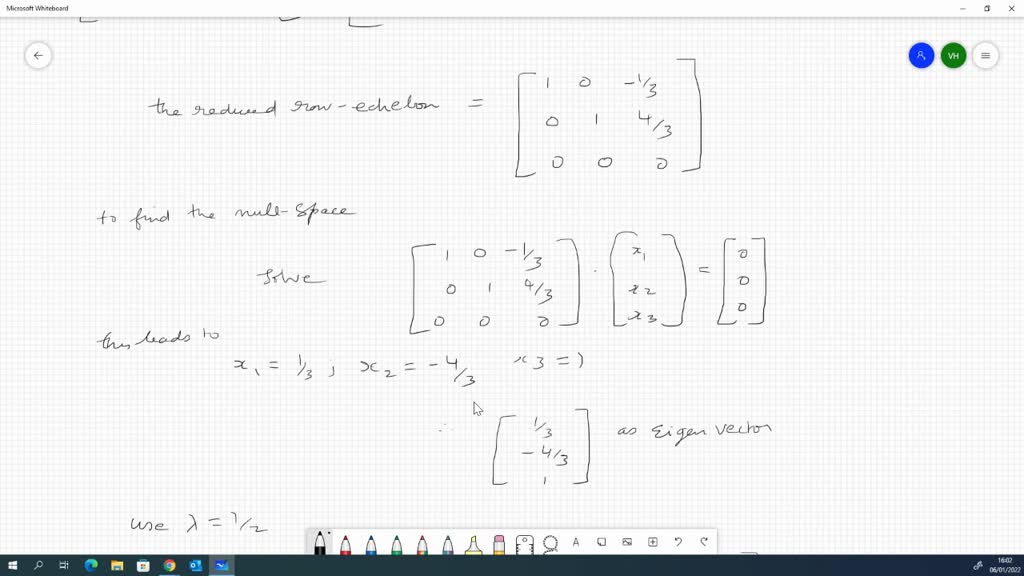 SOLVED Find A The Characteristic Equation And B The Eigenvalues