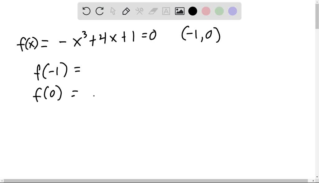 Solved Use The Intermediate Value Theorem To Show That There Is