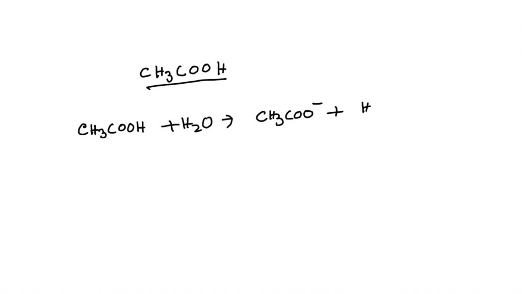 SOLVED How Many Acidic Hydrogens Are There In Acetic Acid CH COOH