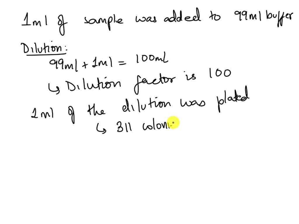 Solved A L Aliquot Was Spread Onto Nutrient Agar After