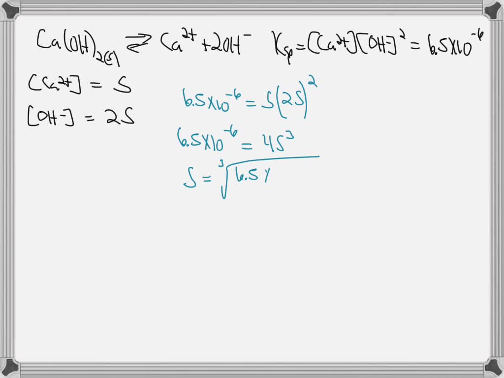 Solved Part B Use The Ksp Values In The Table To Calculate The Molar