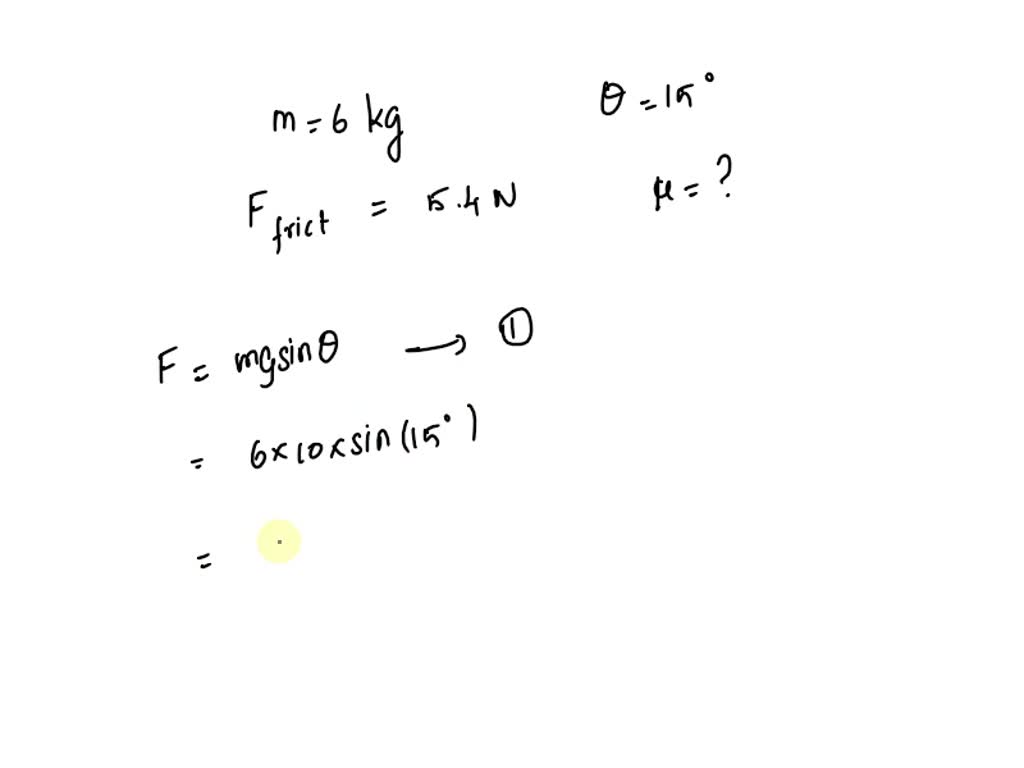 Solved A Kg Block Slides Down A Ramp Which Is At An Incline Of