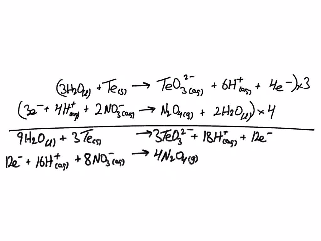 SOLVED Balance The Following Reaction In Basic Solution HzOz Aq