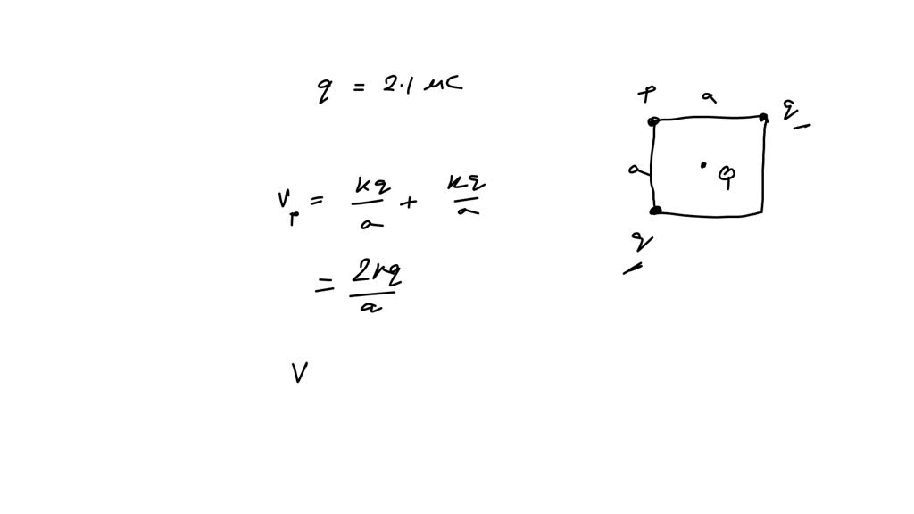 SOLVED Identical Point Charges Of 2 1 C Are Fixed To Diagonally