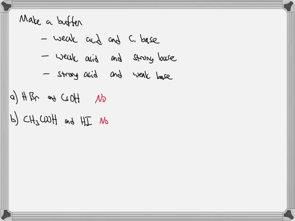 SOLVED Which Of The Following Pairs Of Substances Can Be Used To Make