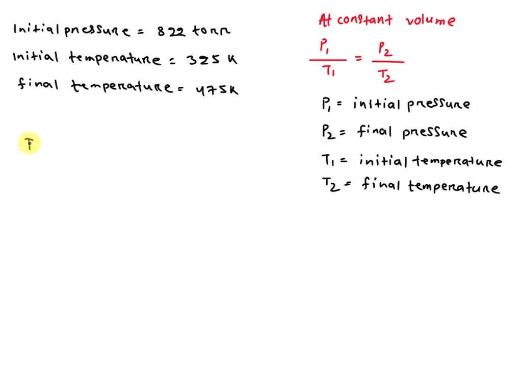 Solved A Ml Sample Of Hydrogen Exerts A Pressure Of Torr At