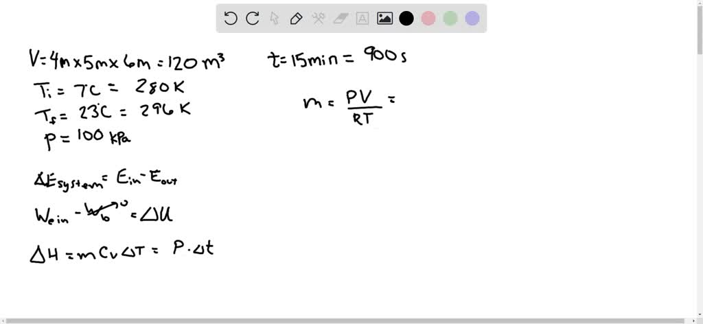 SOLVED A 4 M 5 M 6 M Room Is To Be Heated By A Baseboard