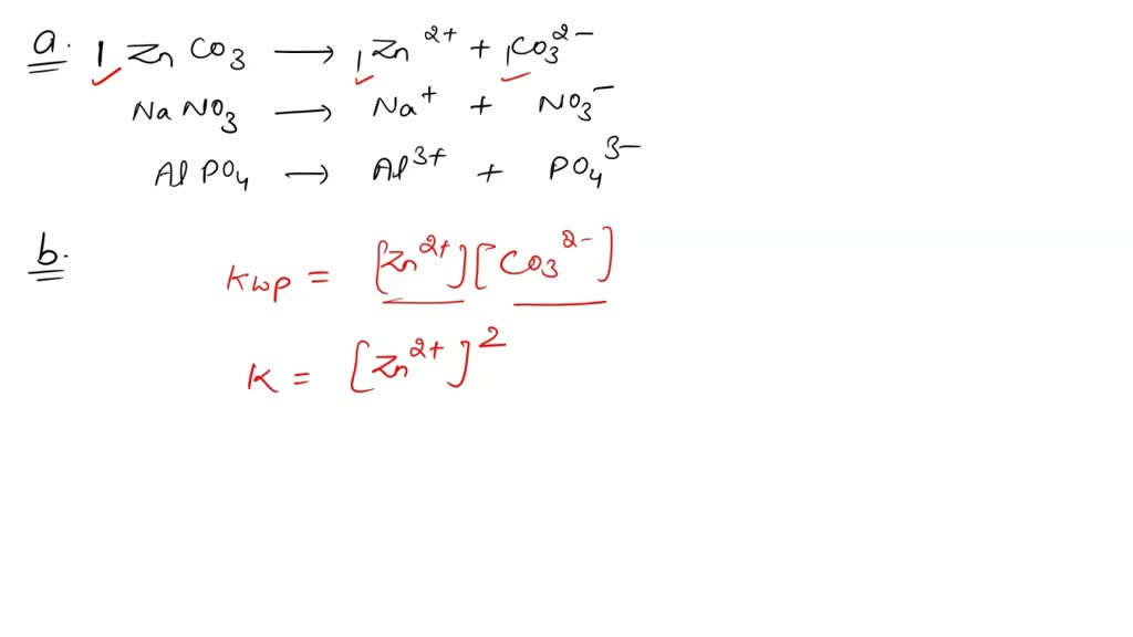 SOLVED Solubility Of 2 Slightly Soluble Salt Soluble Salt Slightly