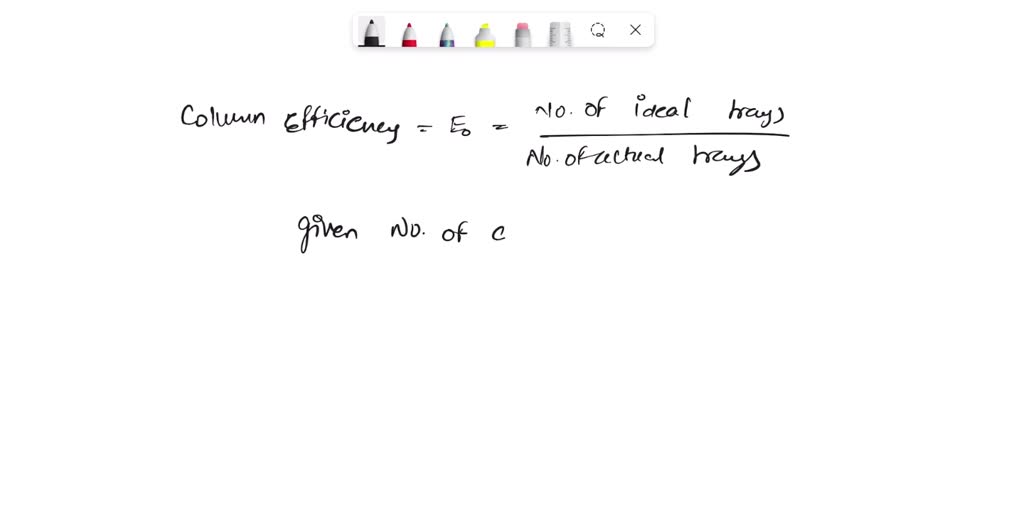 SOLVED Texts Methanol And Water Are Separated Using A Distillation