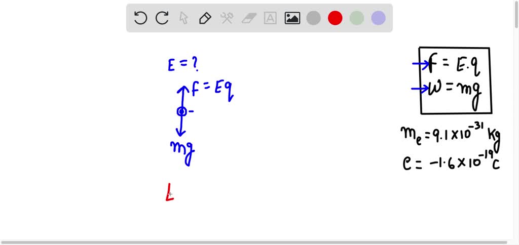 SOLVED What Electric Field Magnitude And Direction Is Needed For An