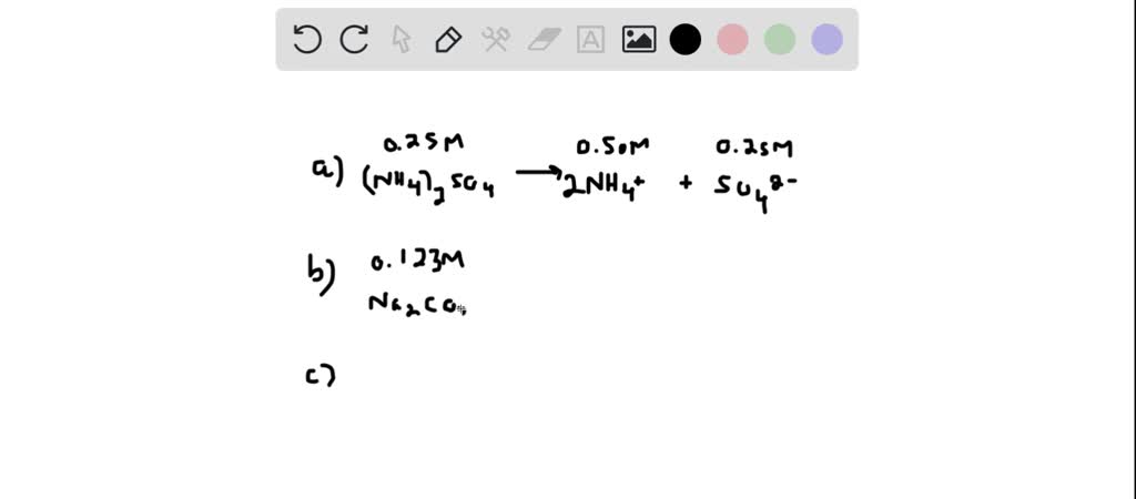 SOLVED For Each Solution Identify The Ions That Exist In Aqueous