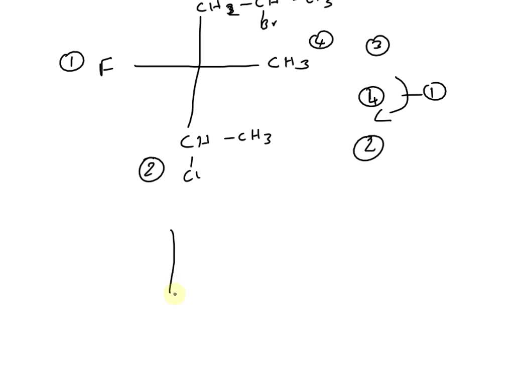 SOLVED Add Wedge And Dash Bonds To Give 3R 5 Bromo 2 Chloro 3 Fluoro