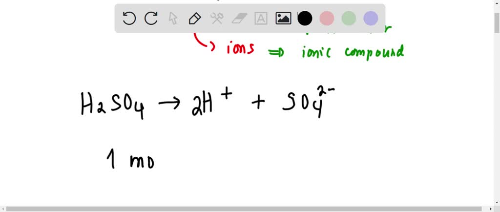 Solved One Molar Solution Of H So Contains The Number Of Solute