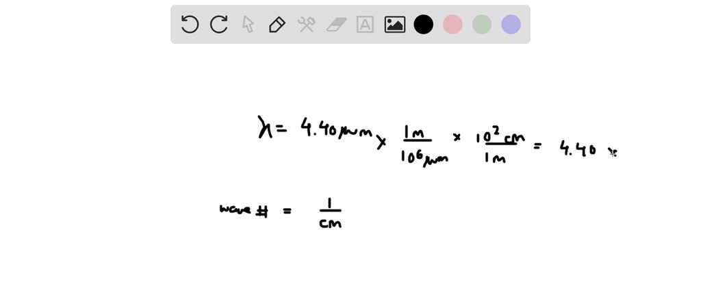 SOLVED For light with a wavelength of 4 40 µm calculate the