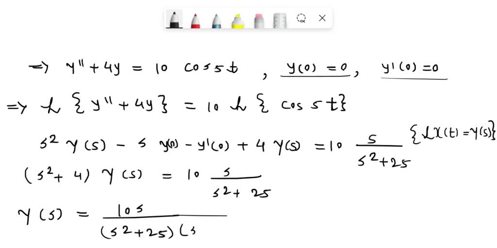 Solved In Problems And Use One Of The Inverse Laplace