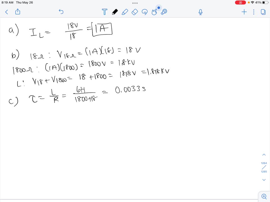 Solved One Application Of An Rl Circuit Is The Generation Of Time