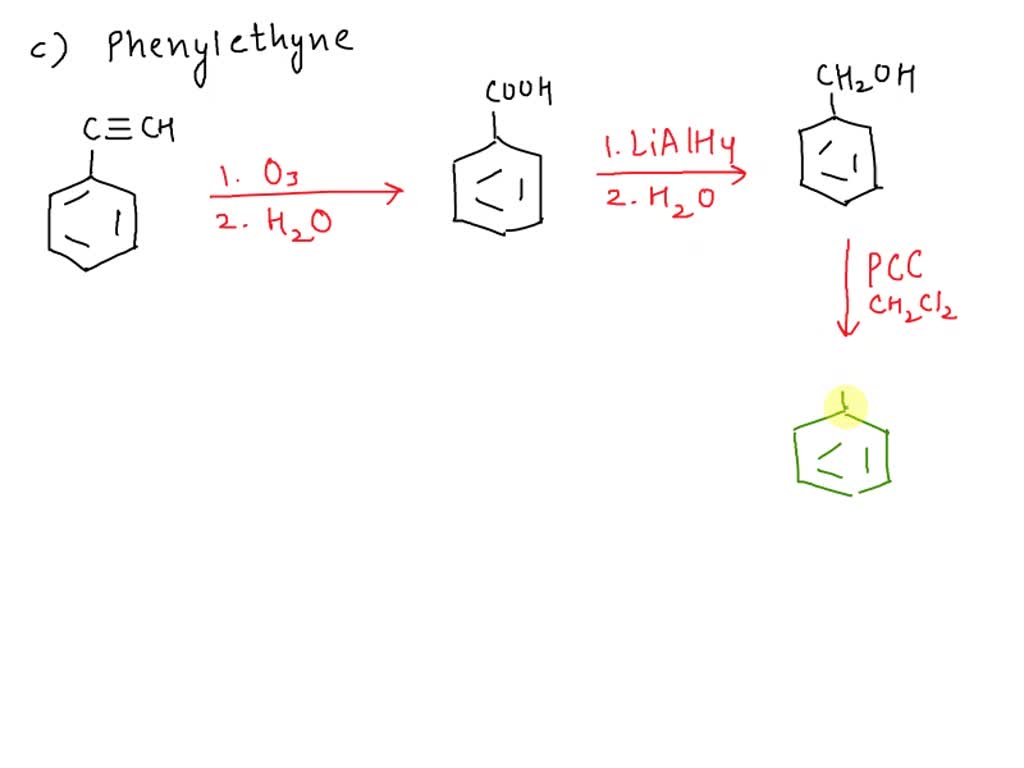 SOLVED Show How Benzaldehyde Could Be Synthesized From Each Of The