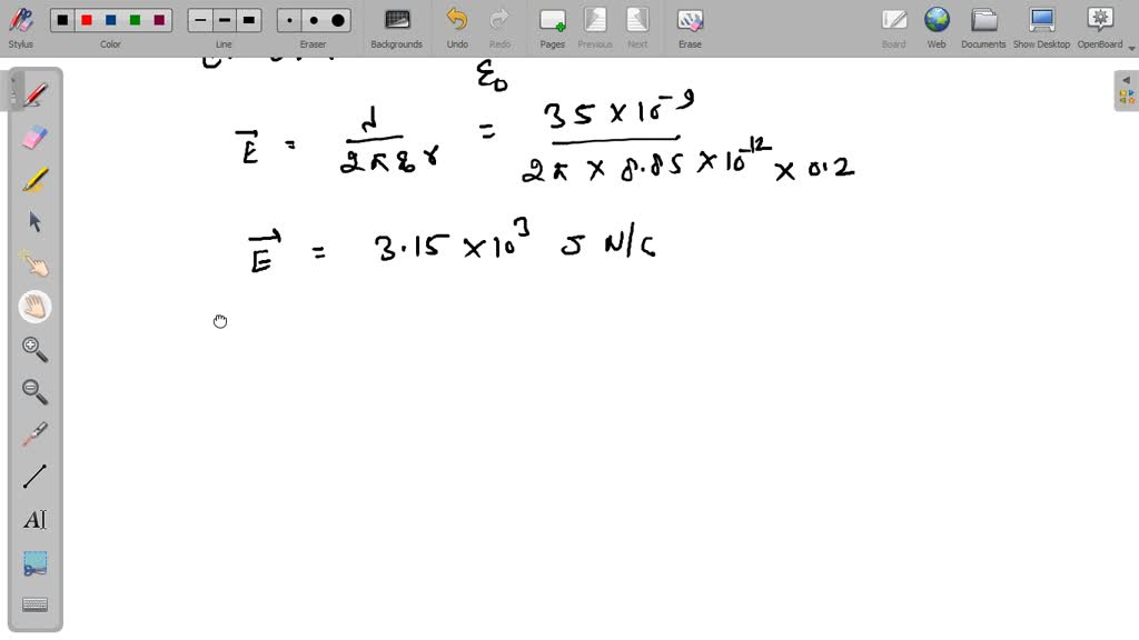 SOLVED A Very Long Thin Rod Carries Electric Charge With The Linear