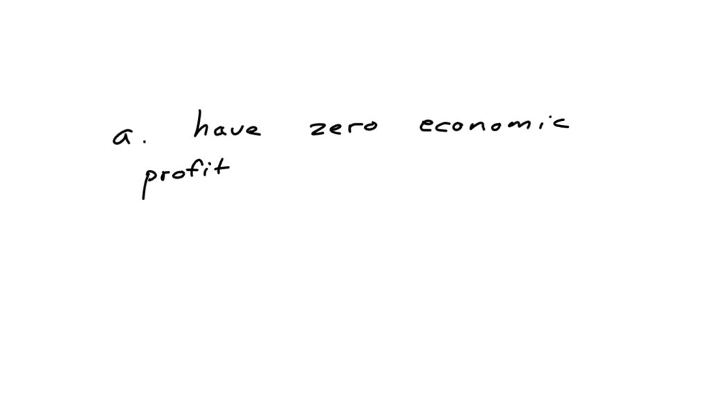 Refer To Figure When The Market Is In Long Run Equilibrium At