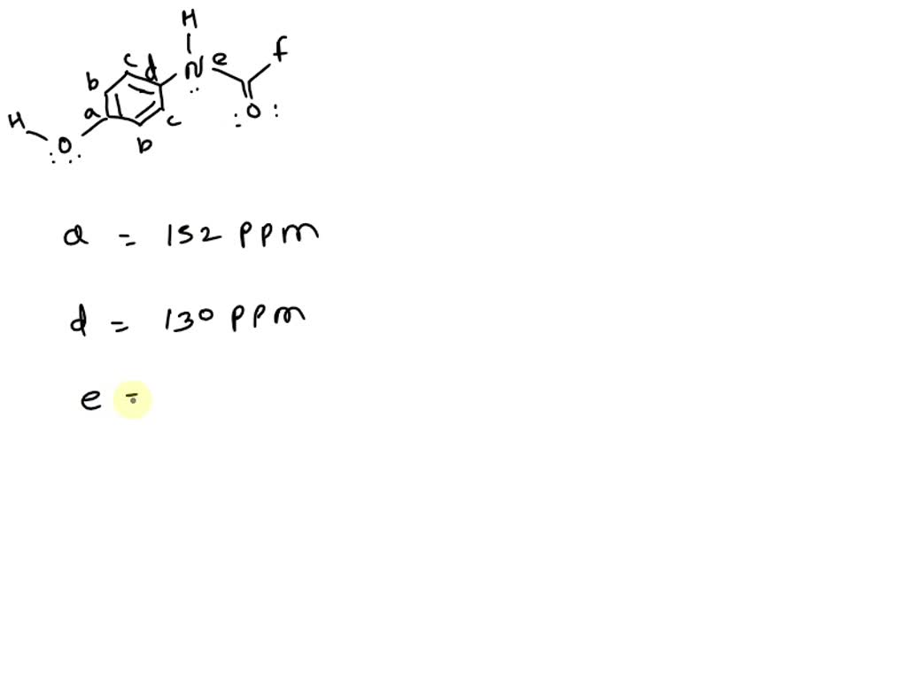 SOLVED Provided Below Is The 13C NMR Spectra Of Acetaminophen Two