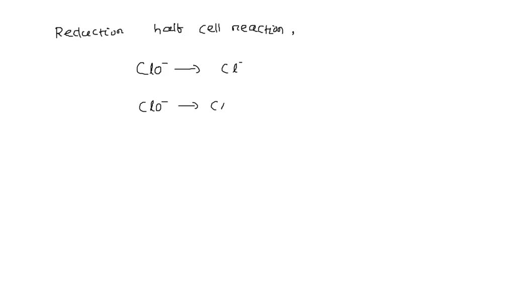 Solved Consider The Following Reaction Io Aq Aso Aq I Aq