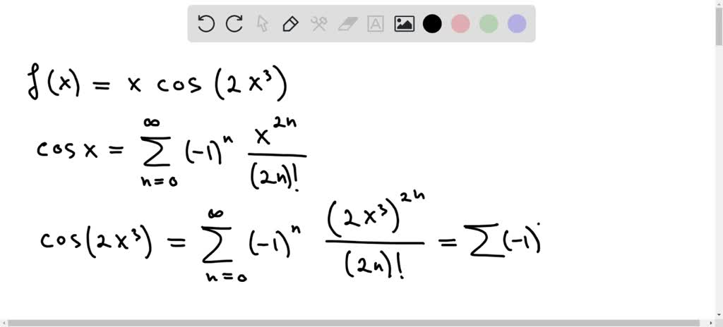 Solved Use The Known Maclaurin Series For Cos X To Find The Maclaurin