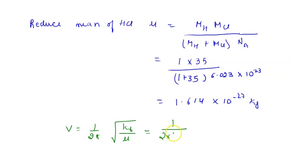 Solved Calculate The Zero Point Energy And Energy Separation Between