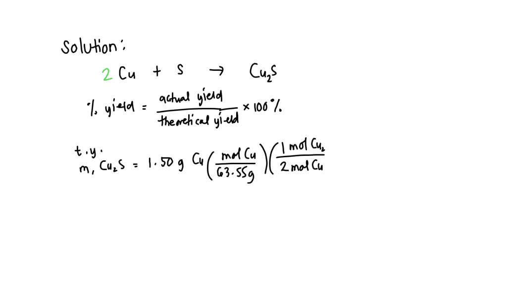 Solved Questlon F When Copper Is Heated With An Excess Of