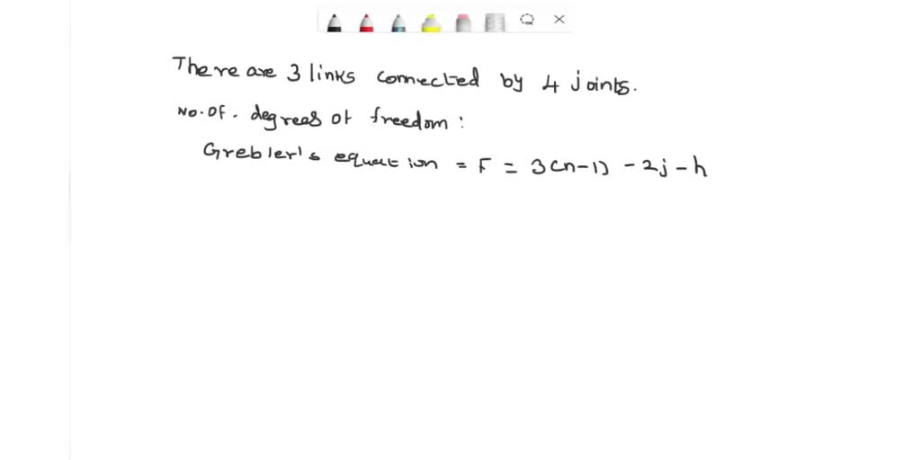 Solved Calculate The Mobility Of The Mechanisms Shown Show Your