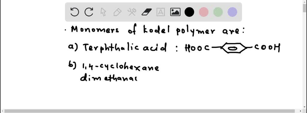 Solved What Monomer S Must Be Used To Produce The Following Polymers