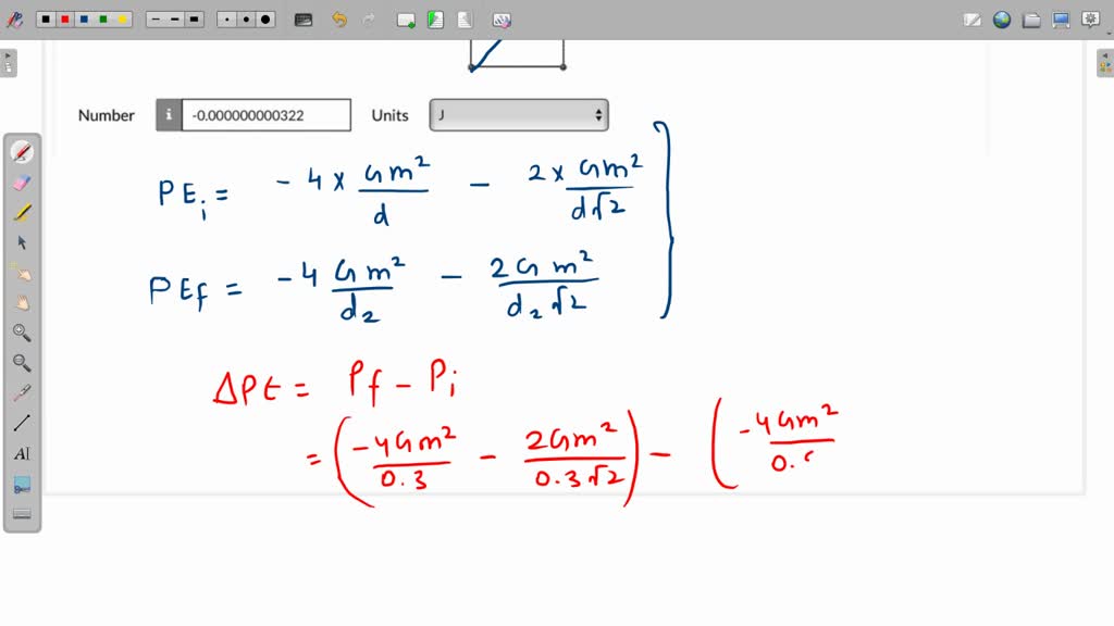 Solved The Figure Shows Four Particles Each Of Mass G That Form