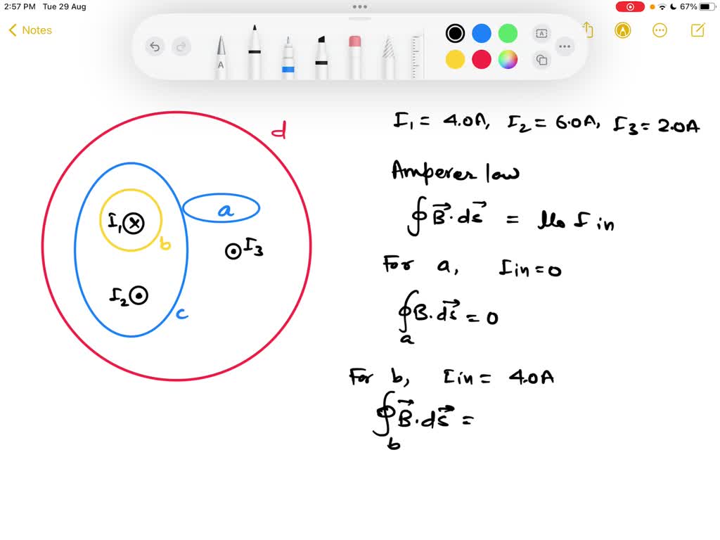 Solved The Figure Shows In Cross Section Several Conductors That