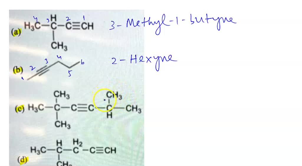 Solved Assign An Iupac Name To Each Of The Following Unsaturated