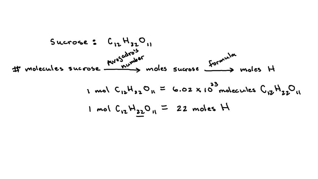 Solved How Many Moles Of Hydrogen Atoms Are Present In X