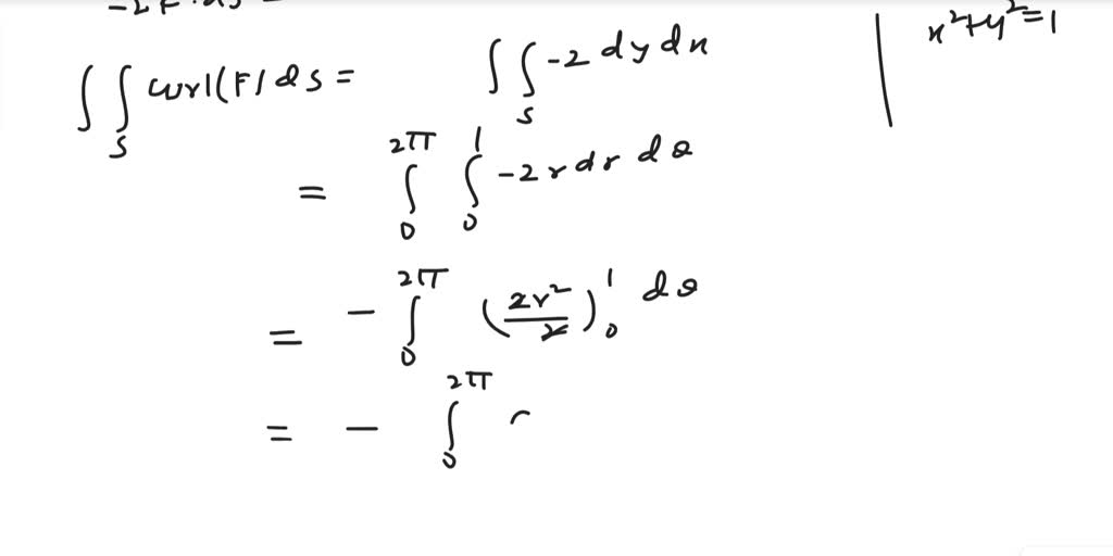 Solved Verify Stokes Theorem For F Y Z Where S Is The Part Of