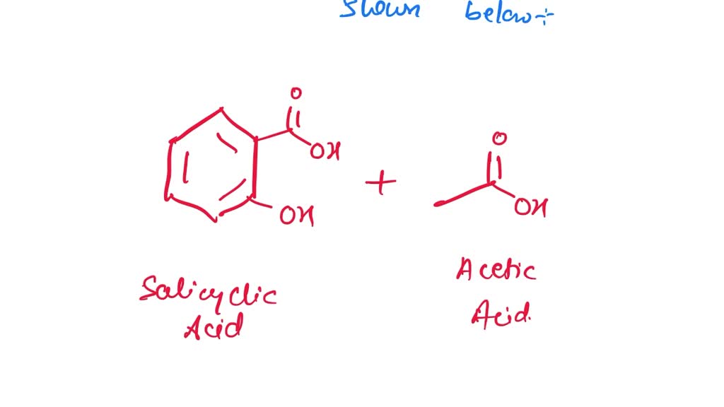 SOLVED Draw The Structure Of Salicylic Acid Cricle The Carboxylic