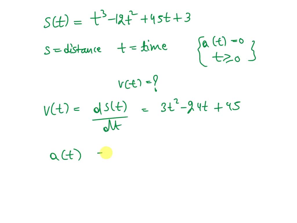 Solved The Position Function Of A Particle Is Given By S T T T