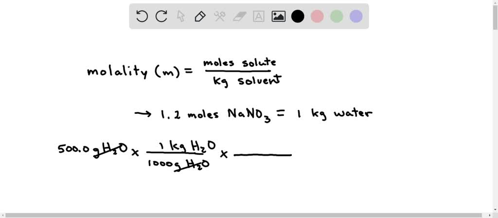 Solved How Many Grams Of Sodium Nitrate Are There In Ml Of A