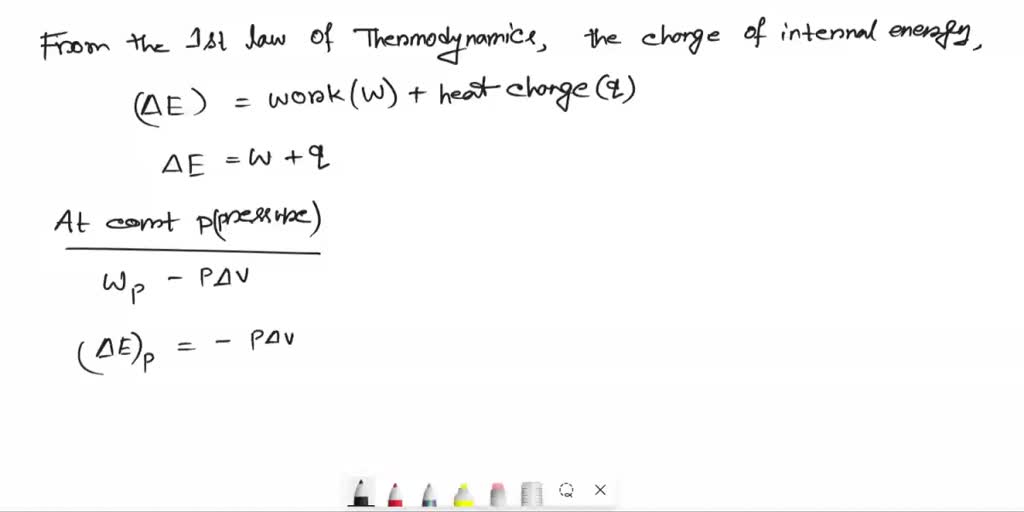 Video Solution The Enthalpy Change Of A Reaction Hrxn Equals The